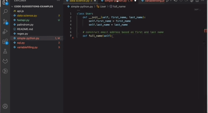 함수 자동 완성하기 gif