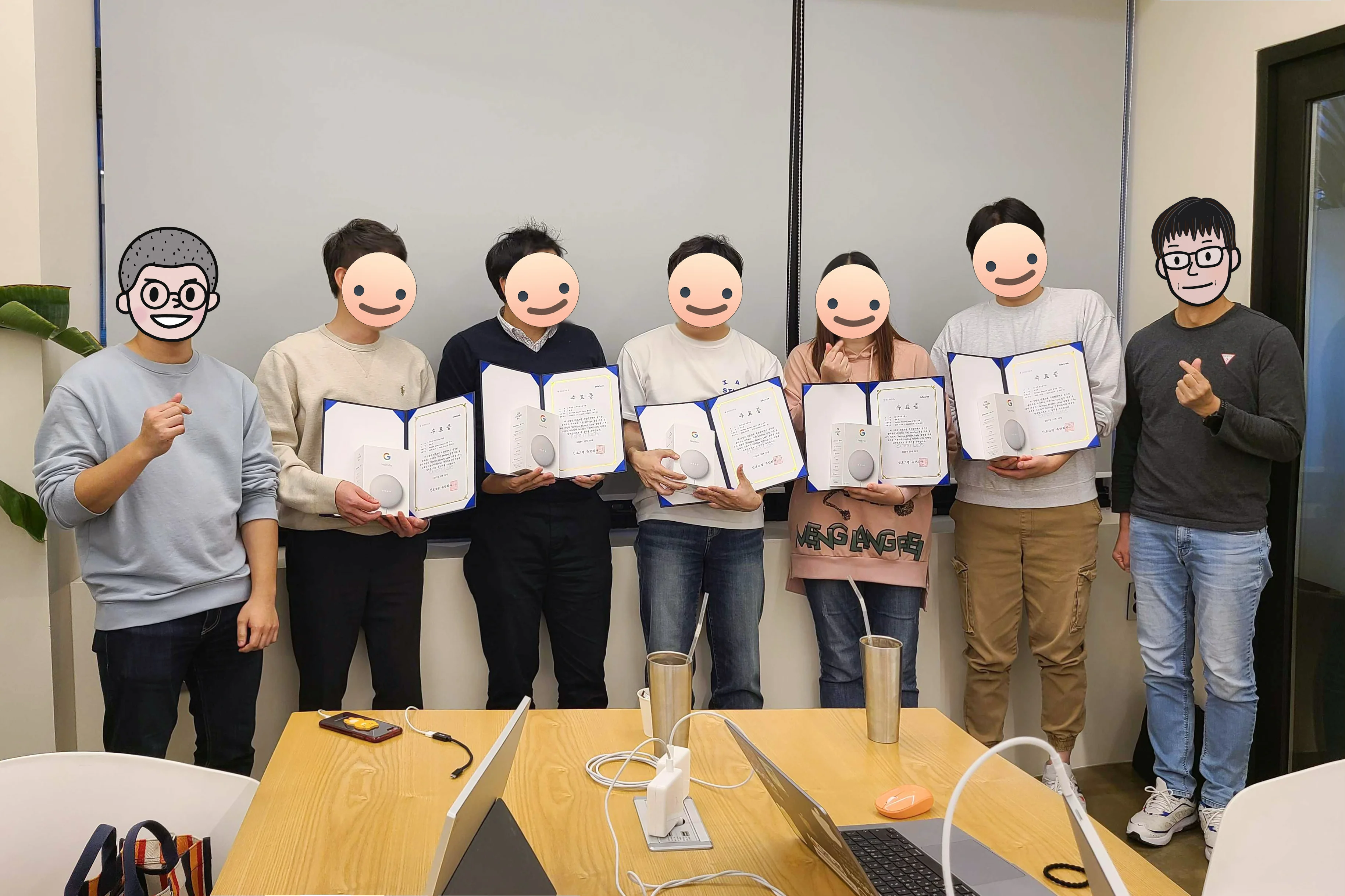 강사와 참가자 기념촬영