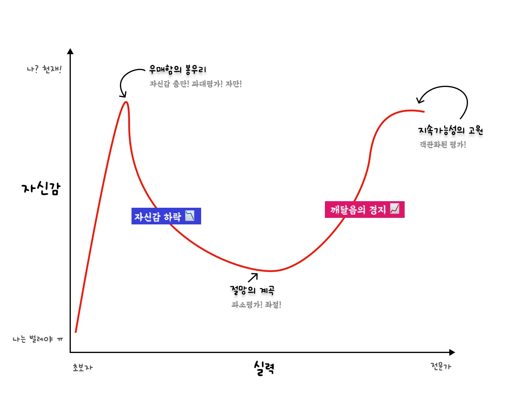 더닝 크루거 곡선