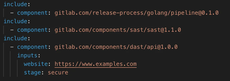 CI/CD 카탈로그의 시맨틱 버저닝 기능 관련 화면. 출처=GitLab