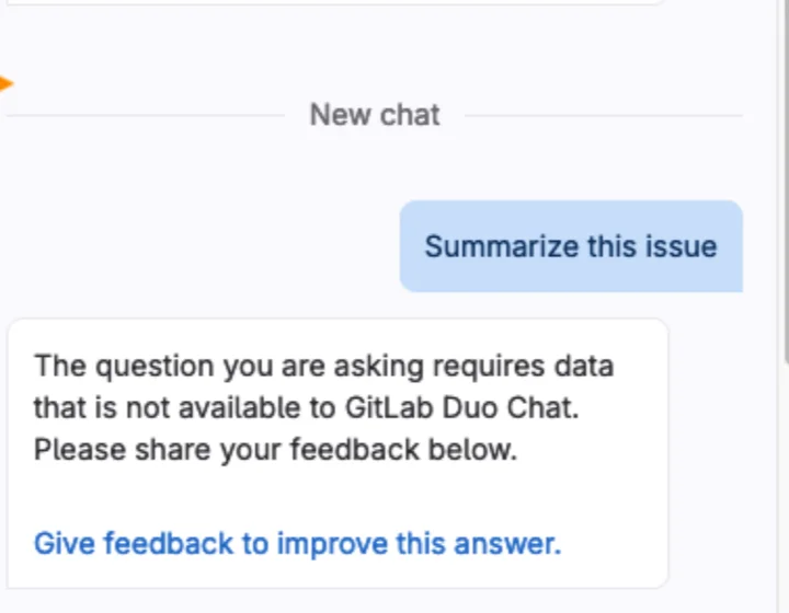 GitLab Duo Chat 화면. 출처=GitLab