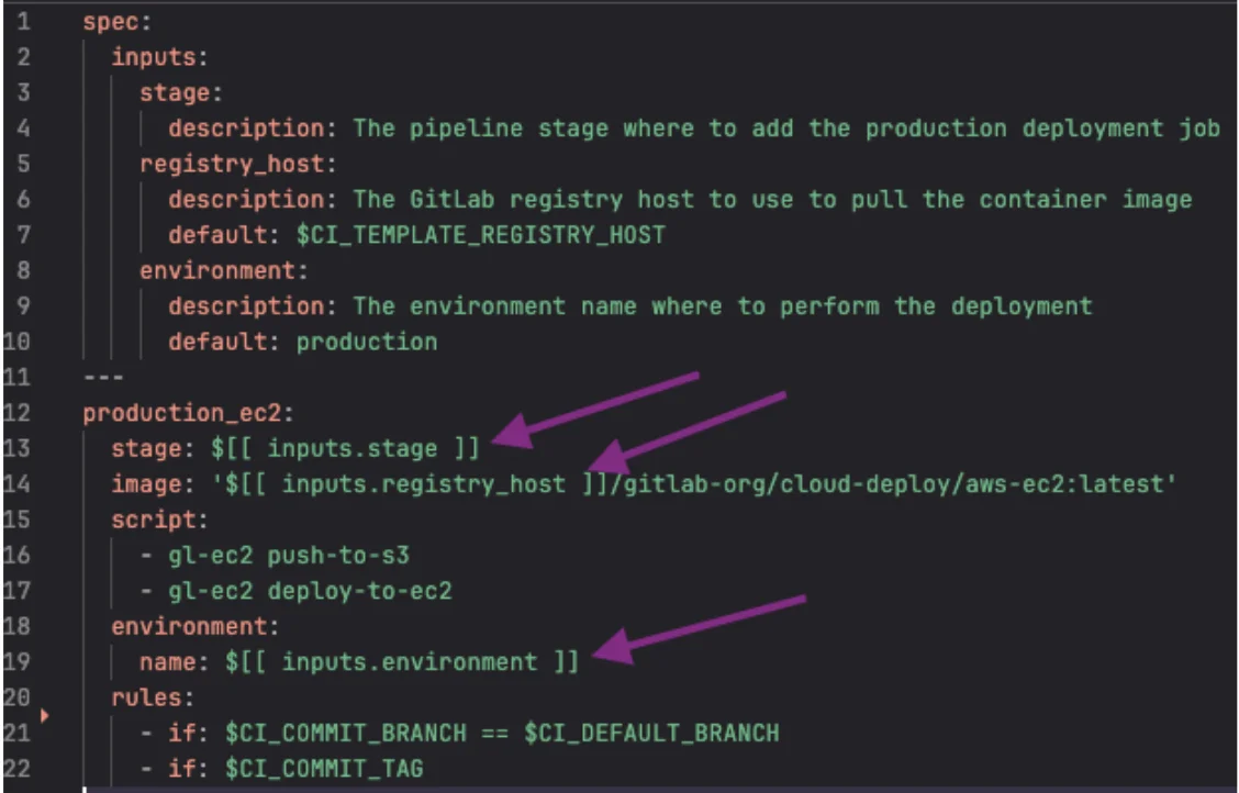 리팩토링 후 코드 예시. 출처=GitLab