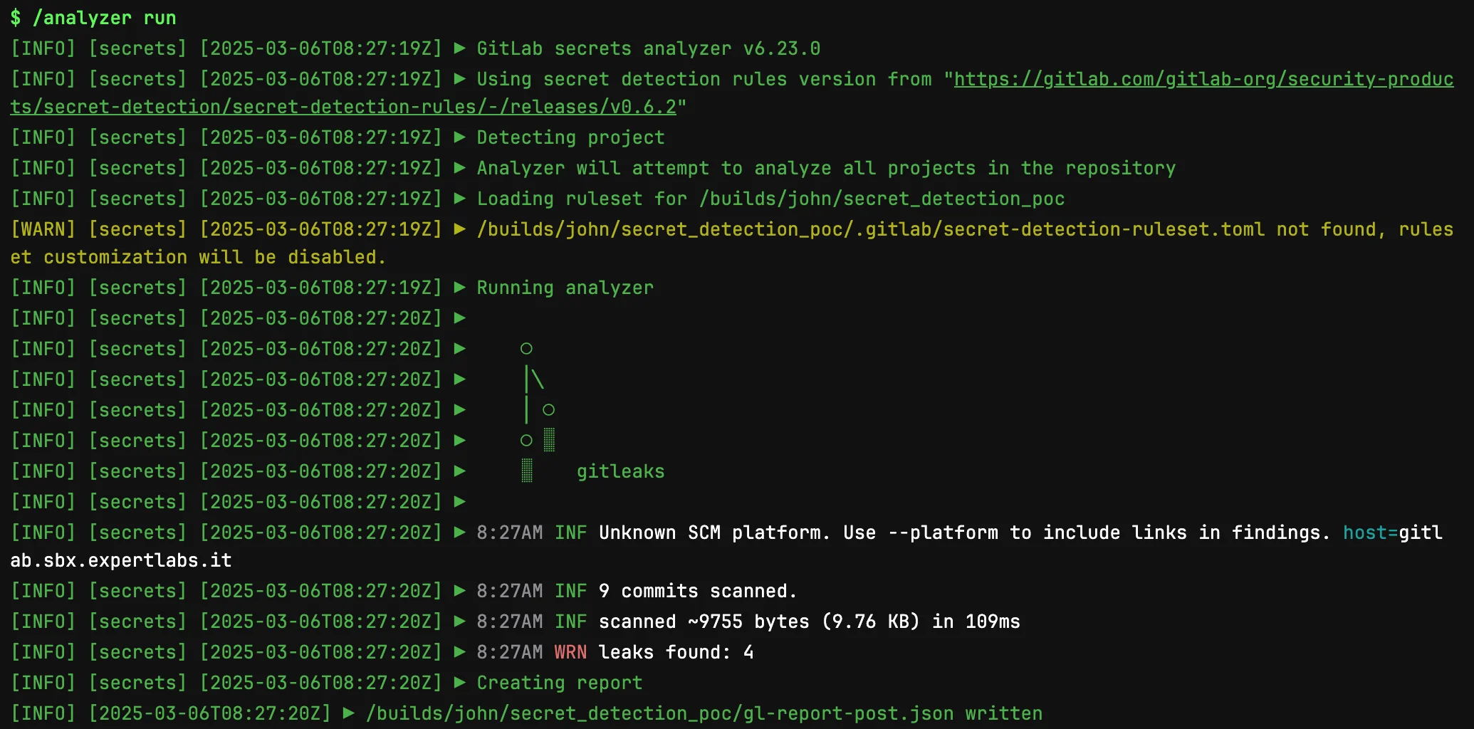 파이프라인 로그