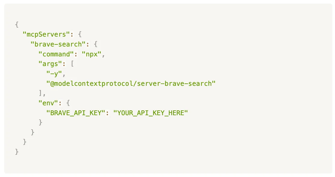 Brave Search MCP 매핑 예제
