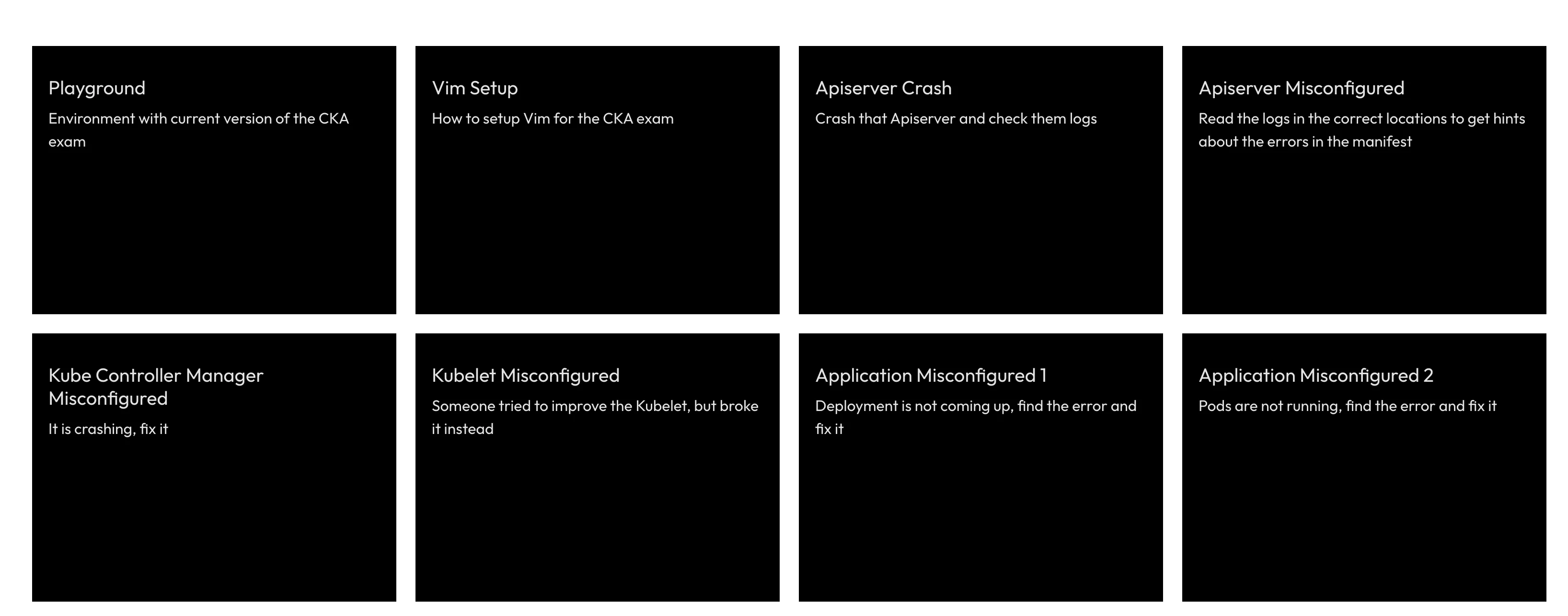 Killer Shell CKA - Kubernetes 관리를 위한 대화형 시나리오 예시