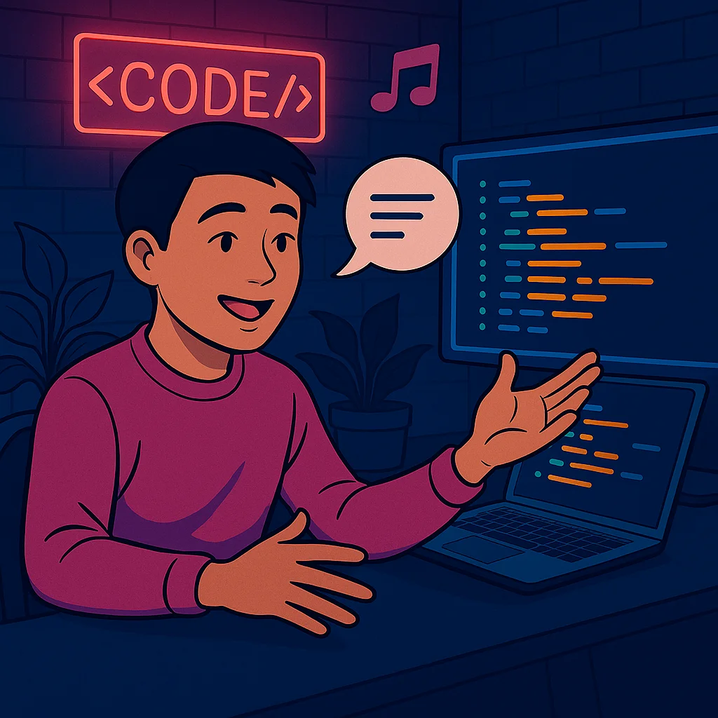 터미널에서 AI와 대화하며 코딩하는 모습