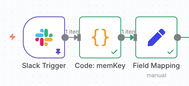Friday 워크플로 1단계: Slack Trigger 기반 흐름