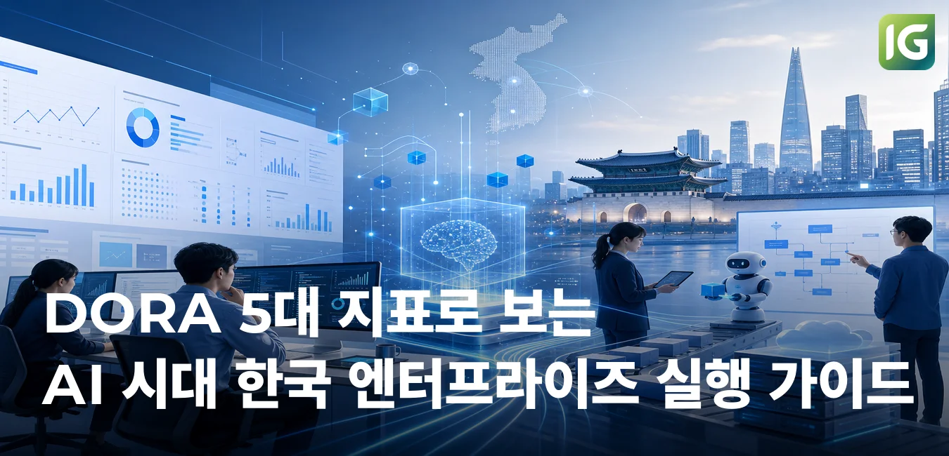 DORA 5대 지표로 보는 AI 시대 한국 엔터프라이즈 실행 가이드
