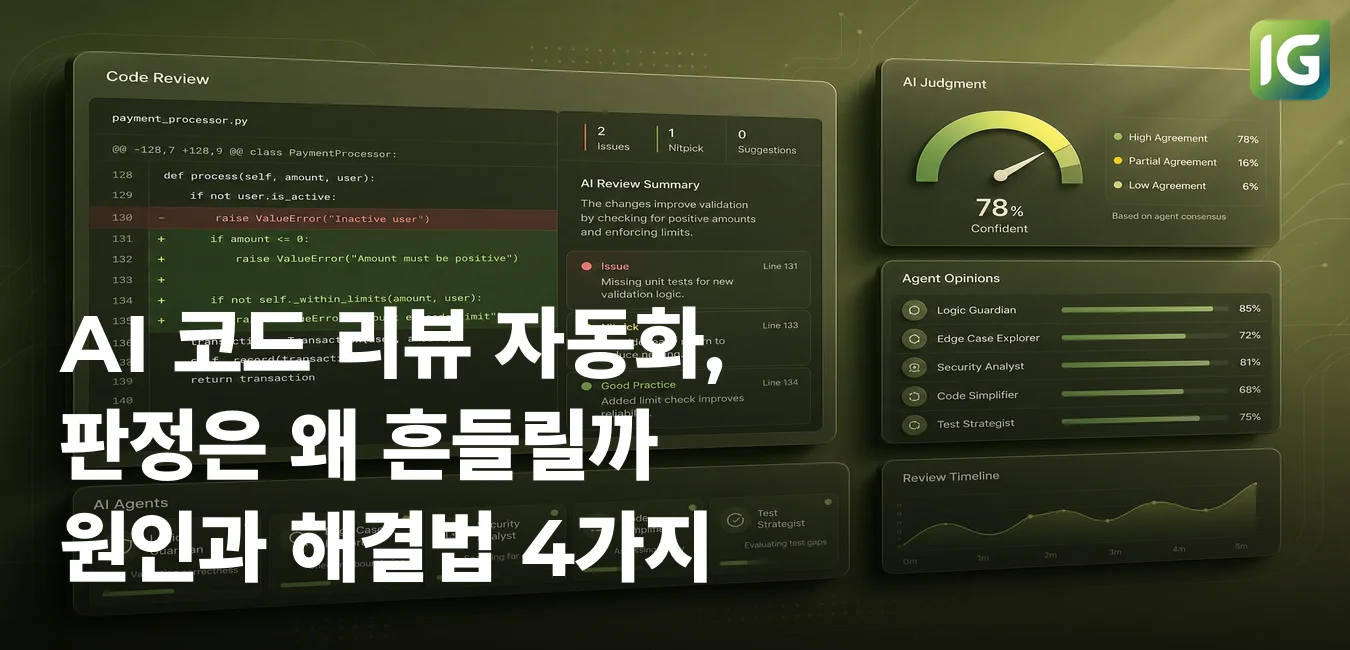 AI 코드 리뷰 자동화, 판정은 왜 흔들릴까 - 원인과 해결법 4가지