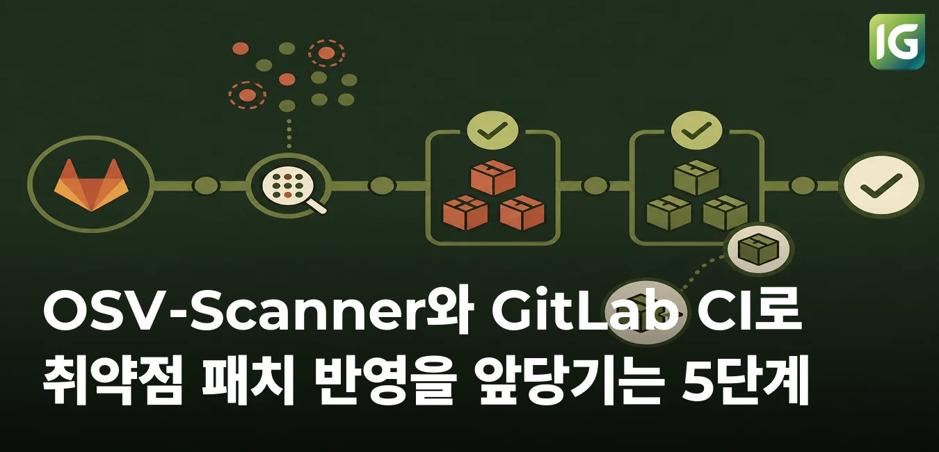 OSV-Scanner와 GitLab CI로 취약점 패치 반영을 앞당기는 5단계