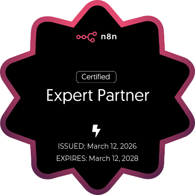 n8n Expert Partner badge